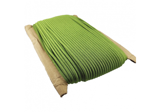 Okrągła kolorowa guma 3 mm, 50 m kolor Zielony