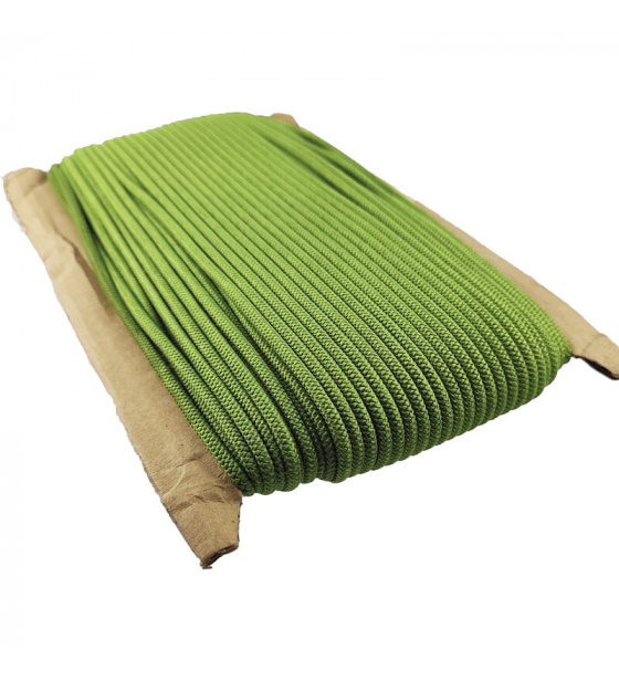 Okrągła kolorowa guma 3 mm, 50 m kolor Zielony