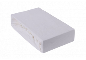 Prześcieradło jersey EXCLUSIVE z gumką 160x200 kolor Biały