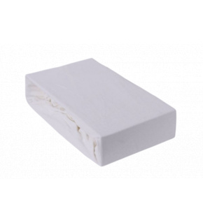 Prześcieradło jersey EXCLUSIVE z gumką 160x200 kolor Biały