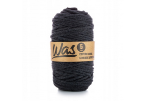 Sznurek bawełniany 5mm, 100m kolor Antracyt