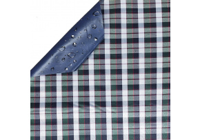 Tkanina wodoodporna KODURA wzór Zielony kwadrat