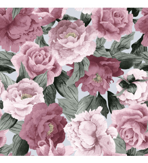 Welurowa tkanina obiciowa z nadrukiem 401067-102