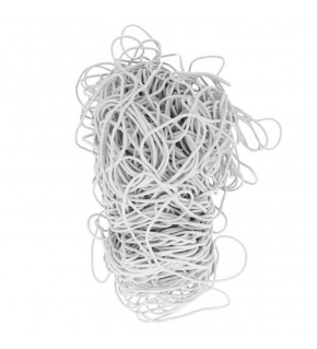 Okrągła Biała guma 2,5 mm, na metry Okrągła Biała guma 2,5 mm, na metry