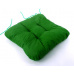 Poduszka siedziska w kolorze zielonym, 40x40x5 cm 