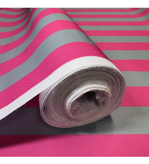 Tkanina zewnętrzna na leżaki i hamaki ogrodowe, kolor szaro-różowy, 5 cm Tkanina zewnętrzna na leżaki i hamaki ogrodowe, kolor szaro-różowy, 5 cm