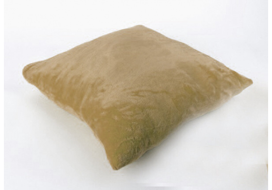 Poszewka na poduszkę z mikropolaru UNI kolor Cappuccino, 40x40 cm