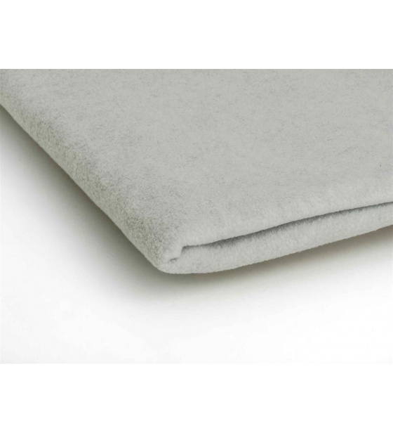 Tkanina Microfleece kolor Jasnoszary Melanż