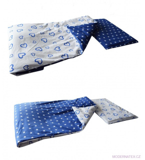 Linge de lit de bébé 2 pièces BLEU