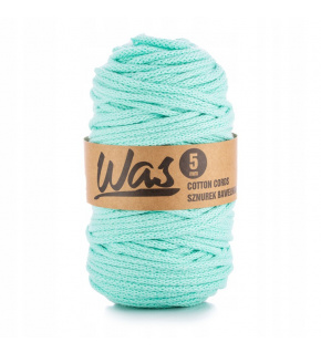 Sznurek bawełniany 5mm, 100m kolor Seledynowy