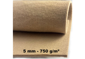 Filc techniczny 5 mm kolor Bežowy, szerokość 100 cm
