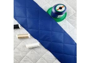 Ekoskóra Pikowana Ultradźwiękowo kolor Niebieski