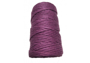 Sznurek Szpagat Bawełniany 2mm - 100g (40m) kolor Fioletowy