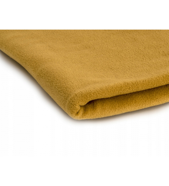 Tkanina Microfleece kolor Musztardowy