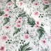 Tkanina bawełniana wzór różowe bukiety kwiatów