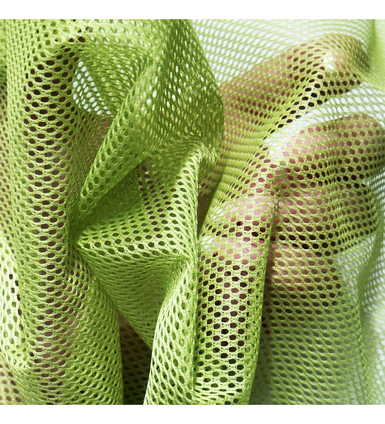 Polyesterová elastická síťovina Zelená, oko 2x2mm