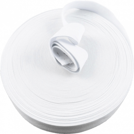 Guma  pro šití oděvů, šíře 18 mm bílá  balení 25 m elastan