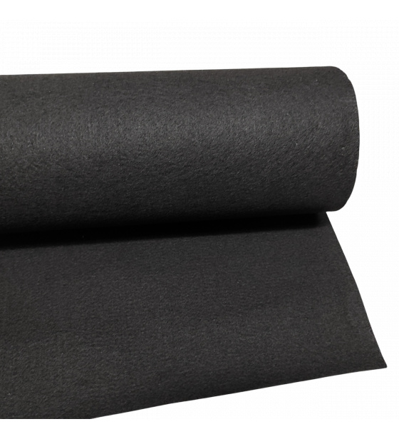 Filc techniczny 4 mm kolor Сzarny, szerokość 160 cm