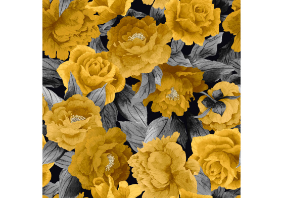 Velurové potahové látky s potiskem vzor 401067-109