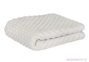 Minky z kropkami kolor Biały Minky z kropkami kolor Biały