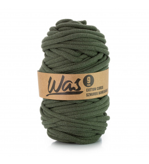 Sznurek bawełniany 9mm, 50m kolor Khaki