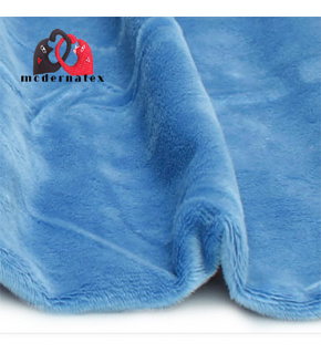 Minky jednokolorowe kolor Niebieski