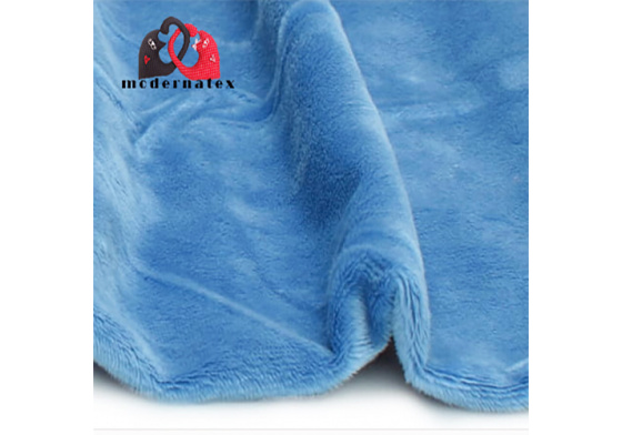 Minky mikroplyš jednobarevné barva MODRÁ