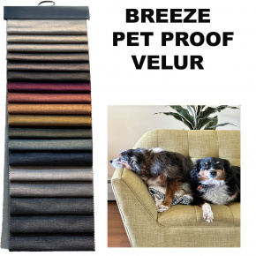 Wzornik tkanin welurowych Breeze