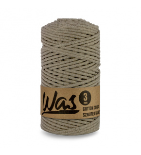 Sznurek bawełniany 3mm, 100m kolor Ciemny beżowy