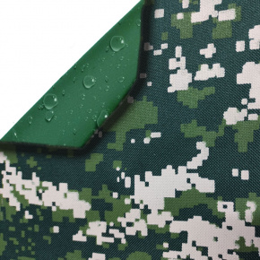 Tkanina wodoodporna KODURA 600x300 wzór Pixel zielony