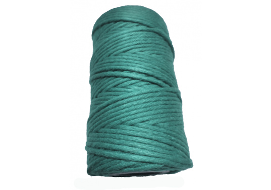 Sznurek Szpagat Bawełniany 2mm - 100g (40m) kolor Zielony