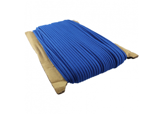 Okrągła kolorowa guma 3 mm, 50 m kolor Chabrowy