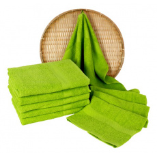 Jasnozielony ręcznik frotte Darsi - 50x100 cm Jasnozielony ręcznik frotte Darsi - 50x100 cm