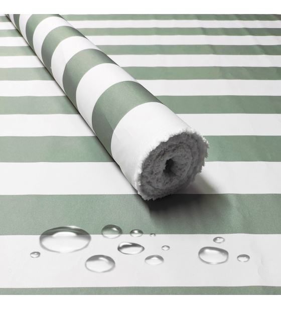 Vodu odpuzující látka barva PROUŽKY ŠEDÉ-ZELENÉ