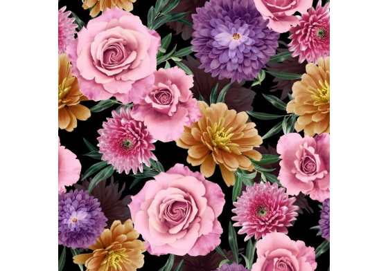 Welurowa tkanina obiciowa z nadrukiem 401146-104