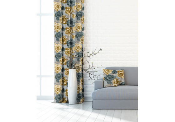 Dekorační látky na závěsy vzor 391186-102