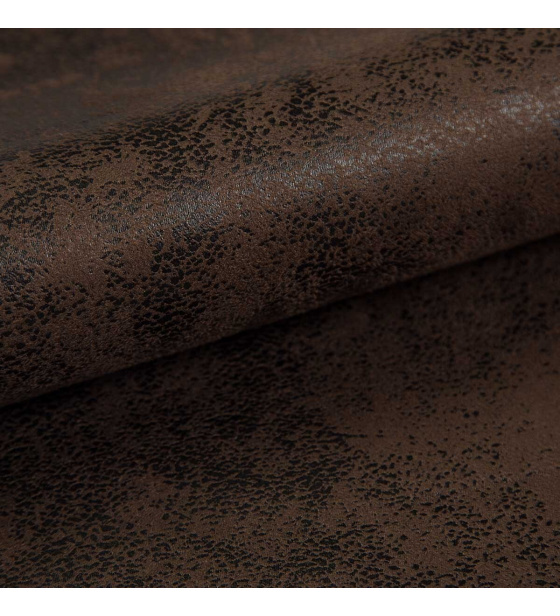 Ekoskóra Madagaskar Czekoladowa, tkanina obiciowa, na metry