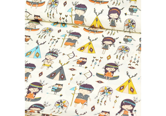 Świąteczna tkanina bawełniana wzór 008