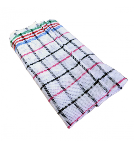 Kuchyňská utěrka 1 ks Kostička Černá, 65x48 cm