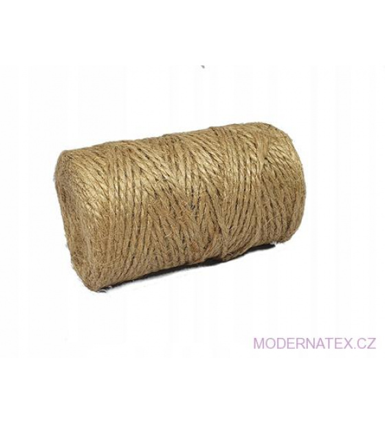 Lněný stáčený provázek 150x2 SN, 100gr, navín 330 m