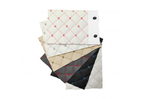 Wzornik tkanin obiciowych Ekoskóra MIX Pikowana nicią